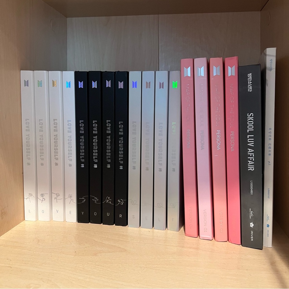 BTS LOVE YOURSELF+PERSONA+SKOOL LUV AFFAIR+TMBMIL